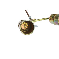 Kit bruciatore saldatore a gas per guaina tubo flessibile 3m ugello 60mm da 58kW